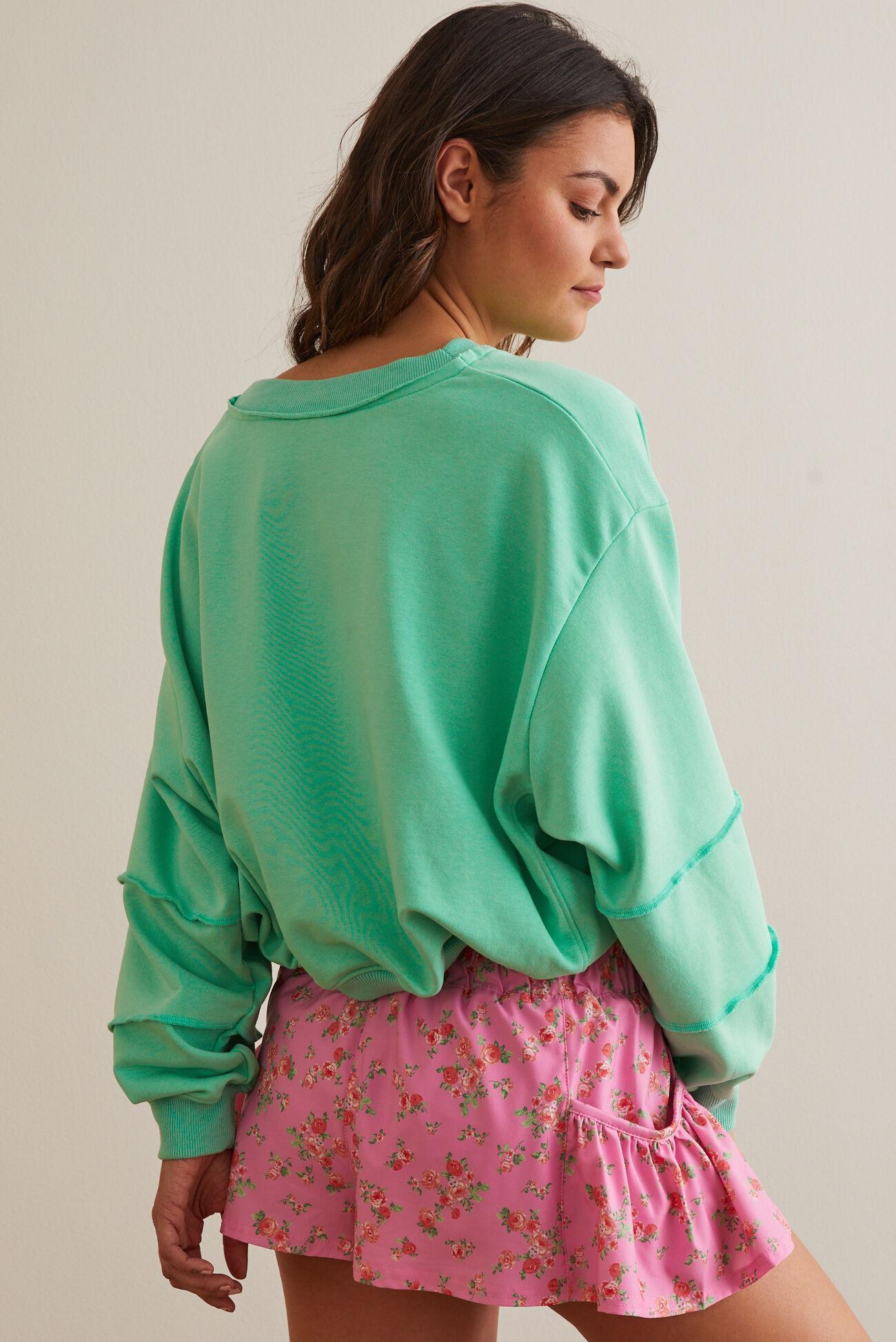 Kick Back Long Sleeve Crop Product Image