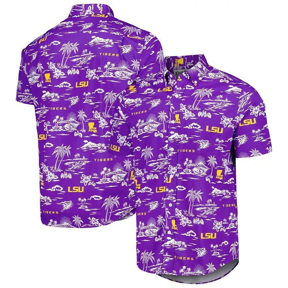 Men's Reyn Spooner Purple LSU Tigers Classic Button-Down Shirt, Size: Medium Product Image