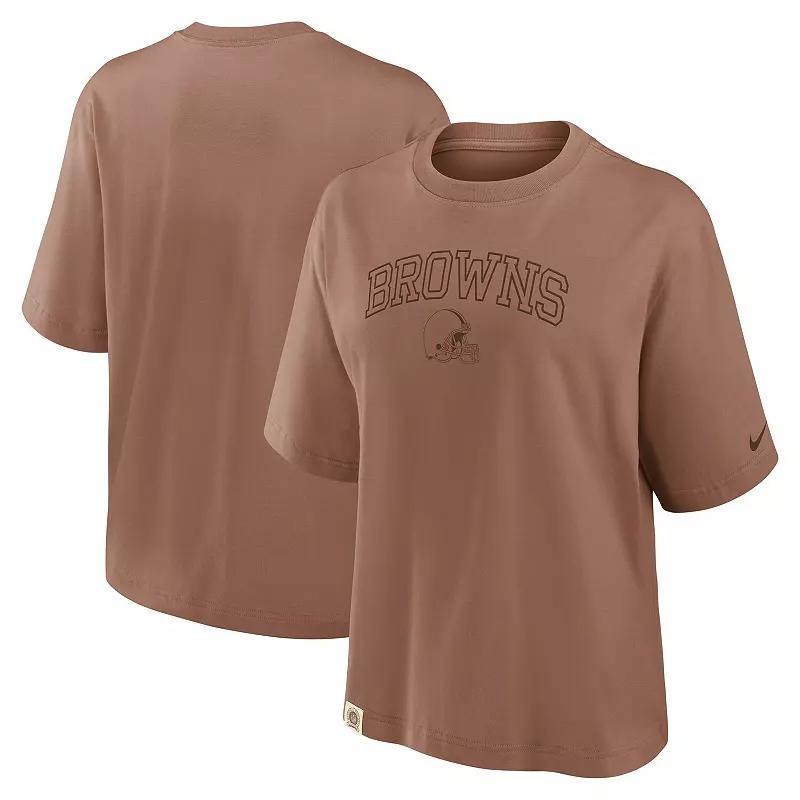 Women's Nike Green New York Jets Boxy T-Shirt, Size: Large Product Image