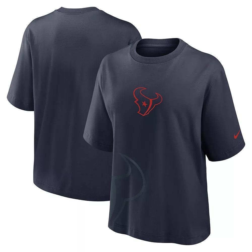 Women's Nike Powder Blue Los Angeles Chargers Boxy T-Shirt, Size: 2XL, Light Product Image