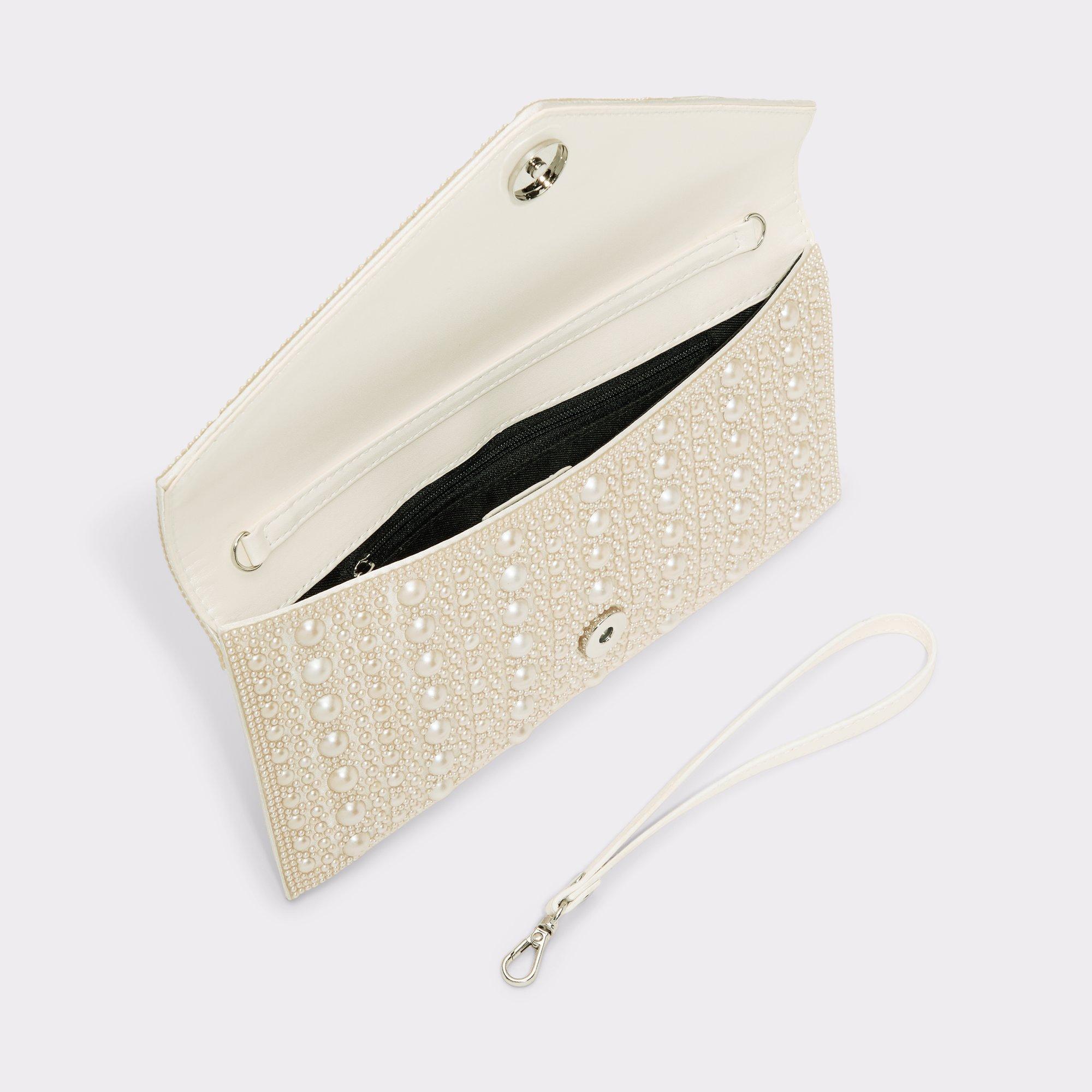 ALDO Mallasvex - Women's Clutches & Evening Bag Handbag - White Product Image