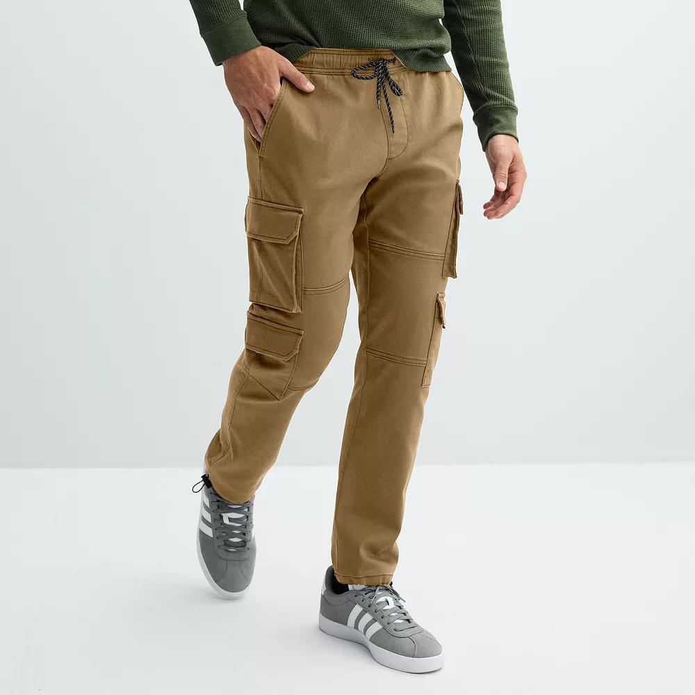 Men's Lazer Stacked Cargo Jogger Pants, Size: Small, Green Product Image