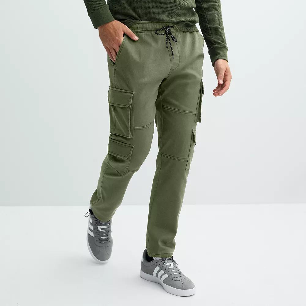 Men's Lazer Stacked Cargo Jogger Pants, Size: Small, Green Product Image