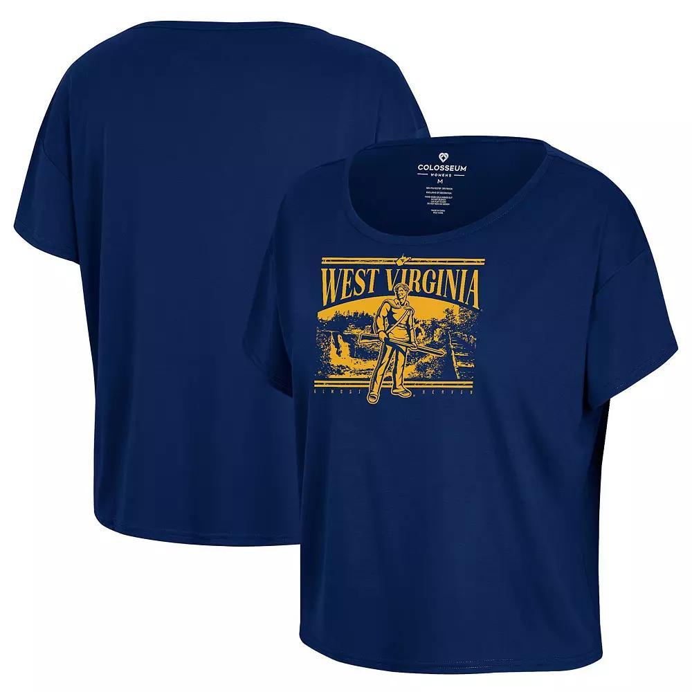 Women's Colosseum Navy West Virginia Mountaineers 2024 Fan T-Shirt, Size: Large, Blue Product Image