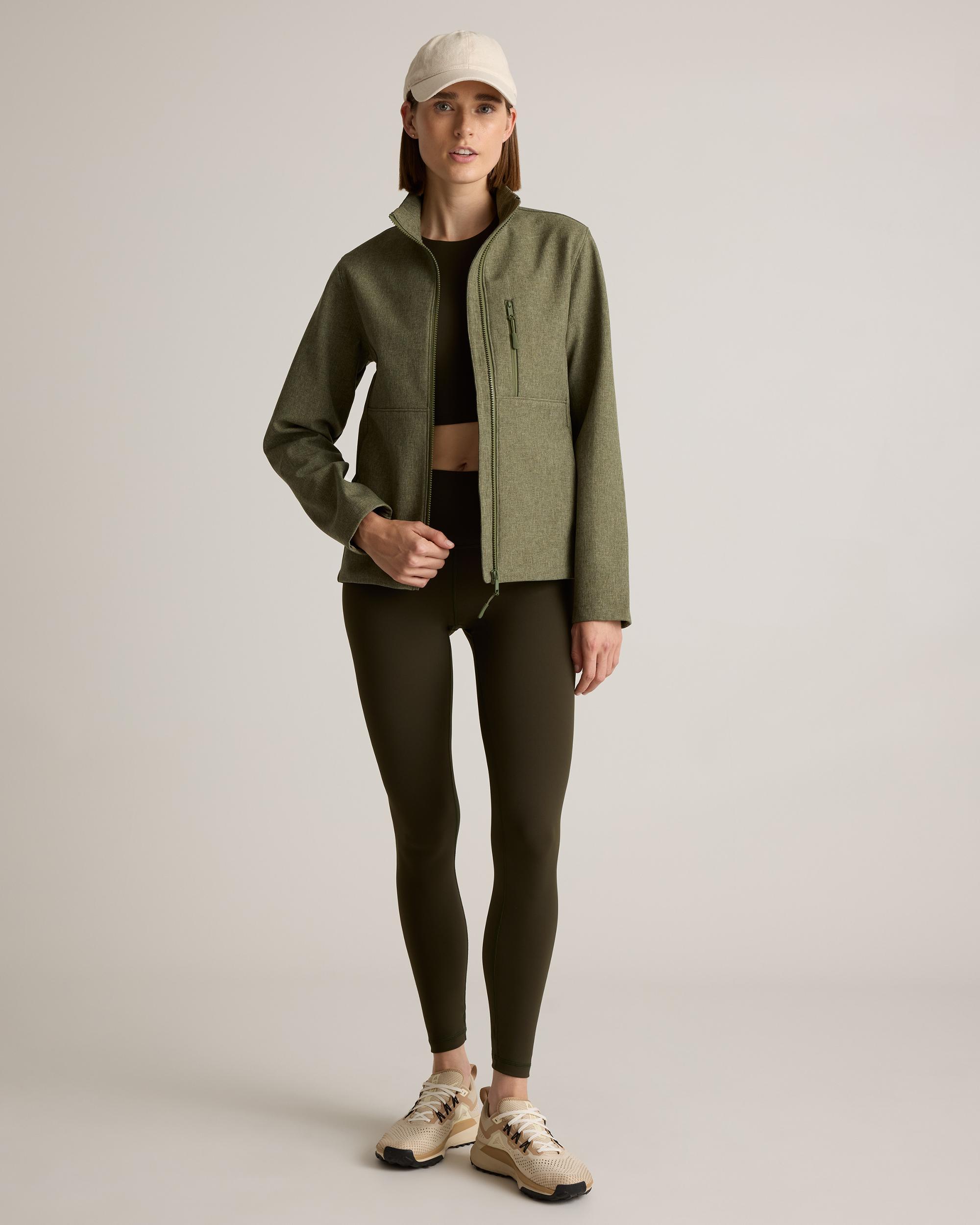 Quince | Women's Softshell Fleece-Lined Full-Zip Jacket Size XS, Recycled Polyester Product Image