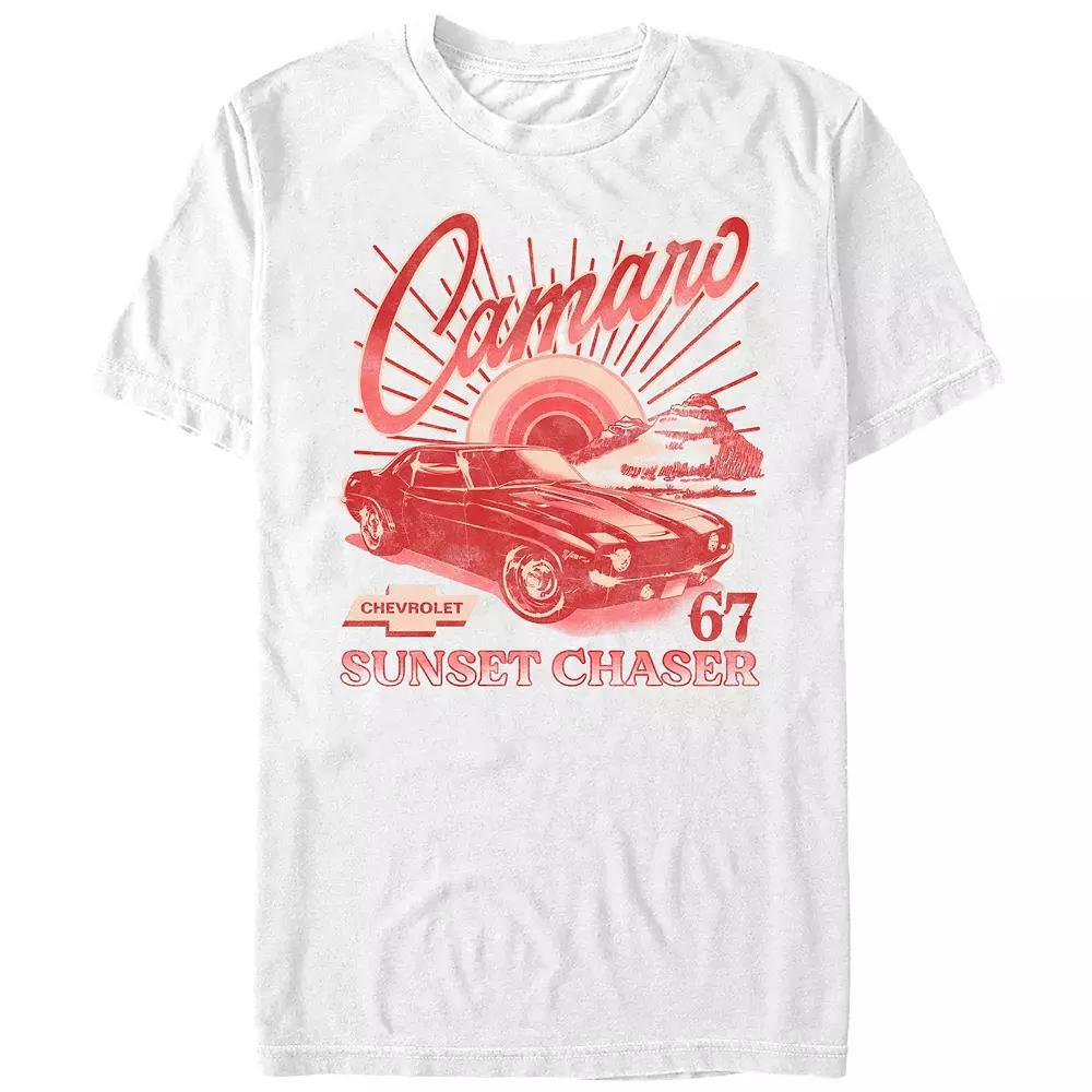 Men's Camaro Sunset Chaser Graphic Tee, Size: XXL, White Product Image