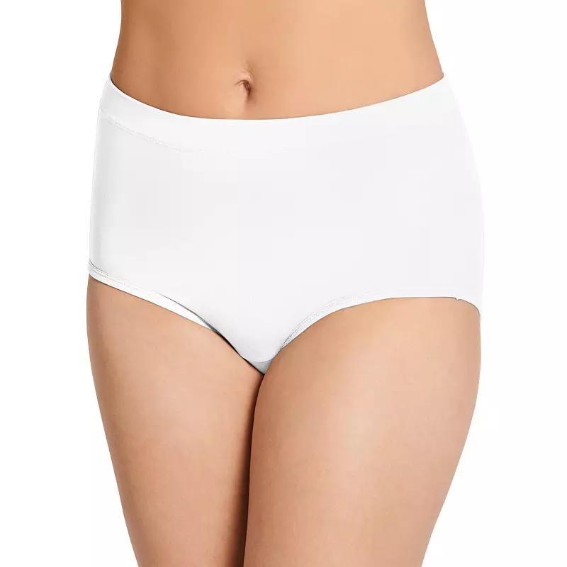 Womens Jockey Cotton Stretch Brief Panty 1556, Gray Grey Product Image