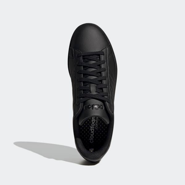adidas Grand Court Shoes Core Black 4.5 Mens Product Image
