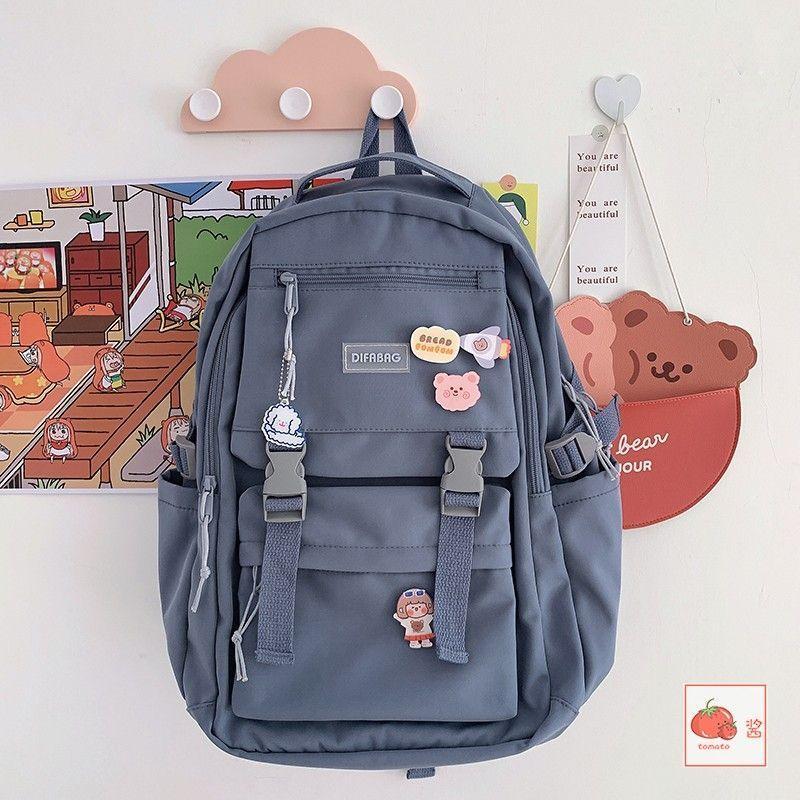 Buckled Nylon Backpack Product Image