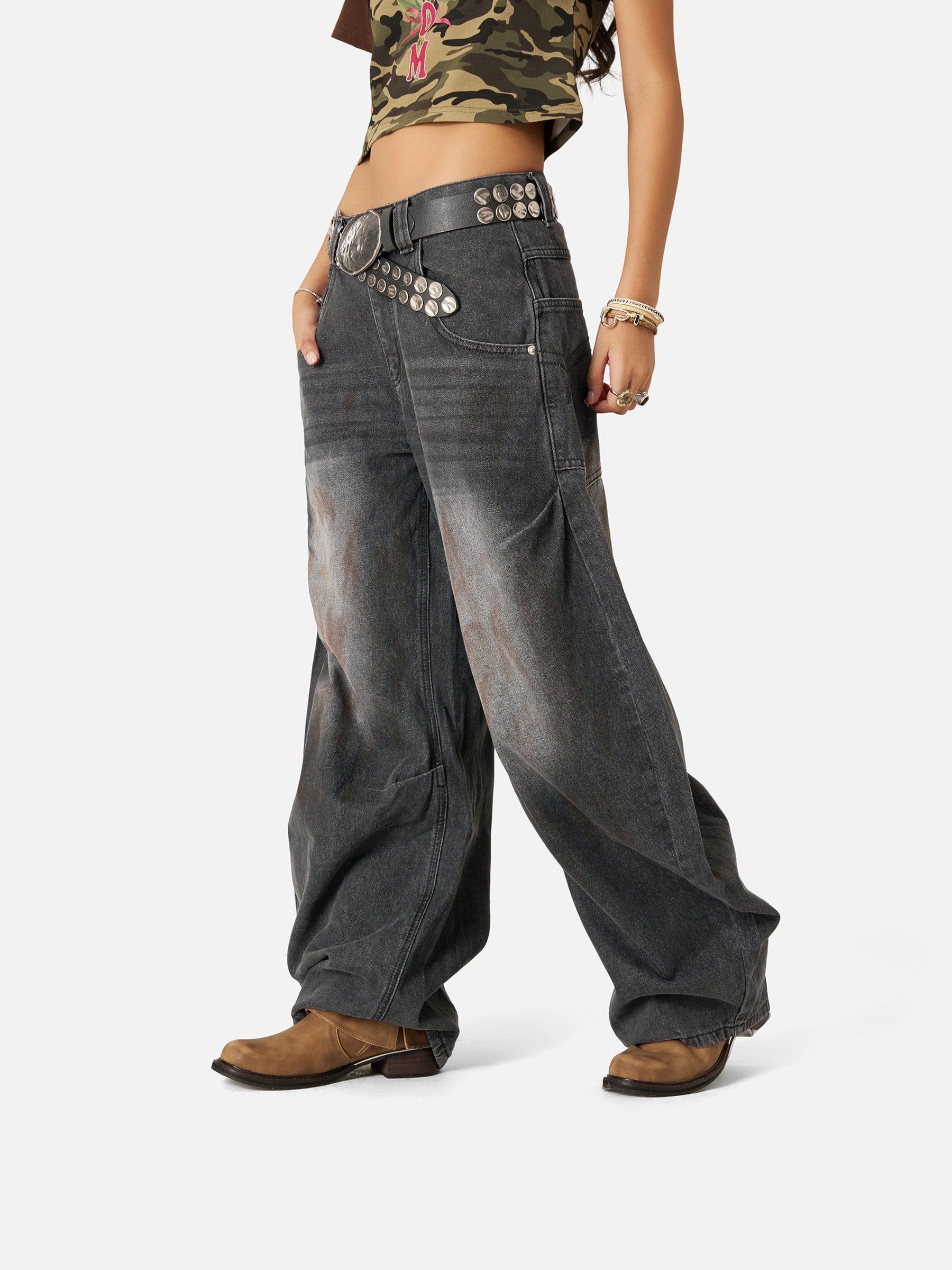 Aelfric Eden Super Baggy Barrel Jeans Product Image