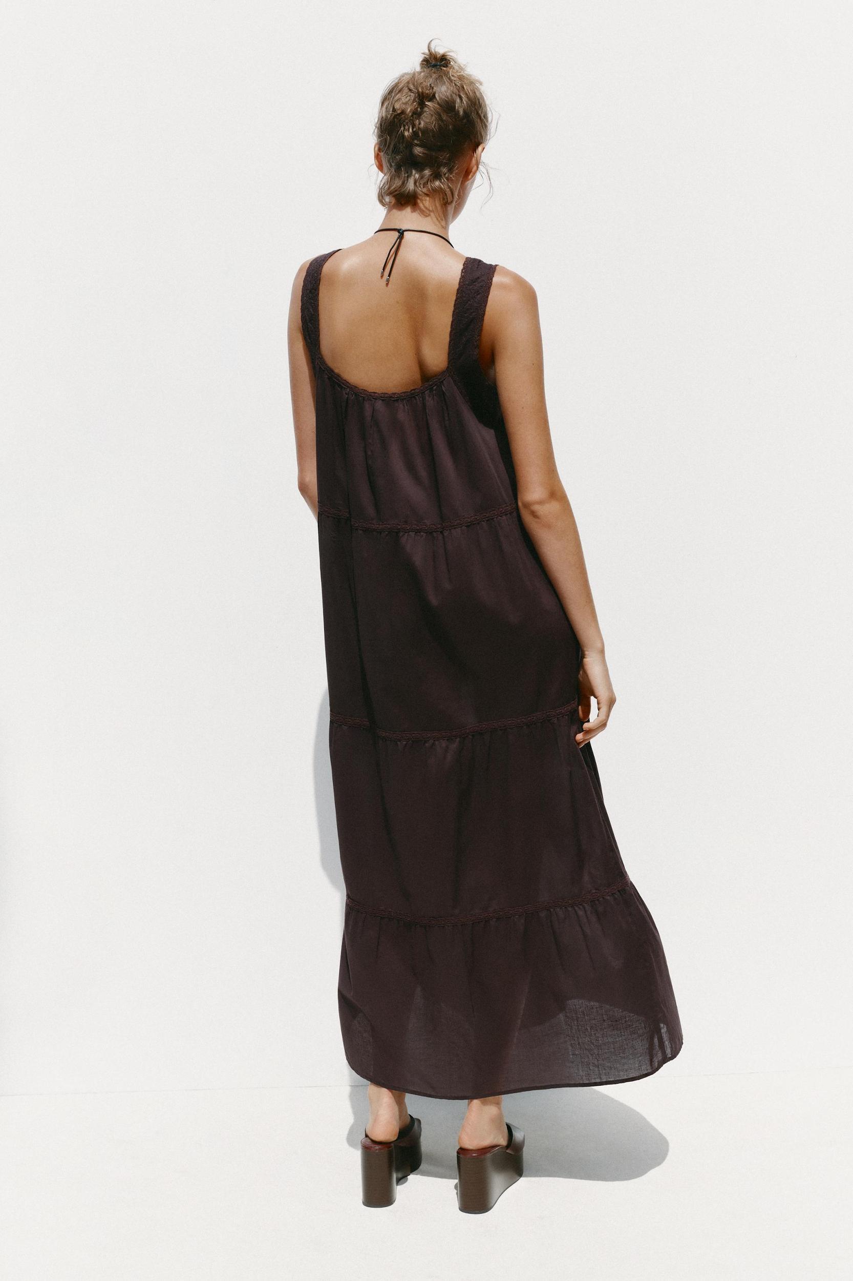 LACE EMBROIDERY DRESS Product Image