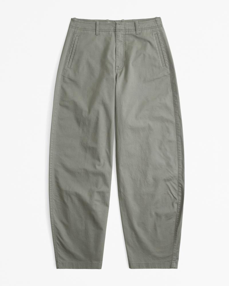 Curve Love Mid Rise Barrel Pant Product Image