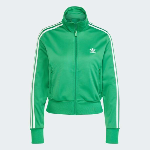 adidas Adicolor Classics Firebird Track Jacket Green XS Womens Product Image