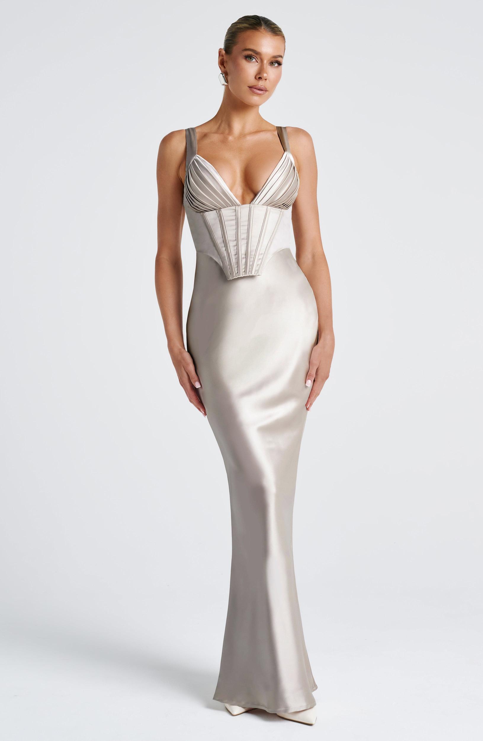 Shae Maxi Dress - Shell Product Image