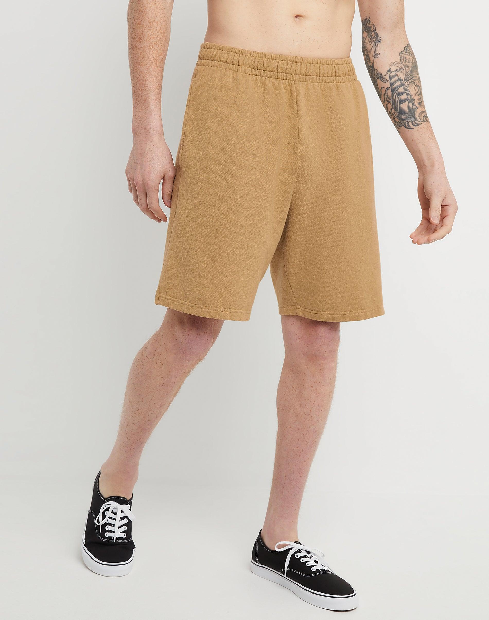Hanes Mens Garment Dyed Sweat Shorts, 8 New Railroad Grey S Product Image