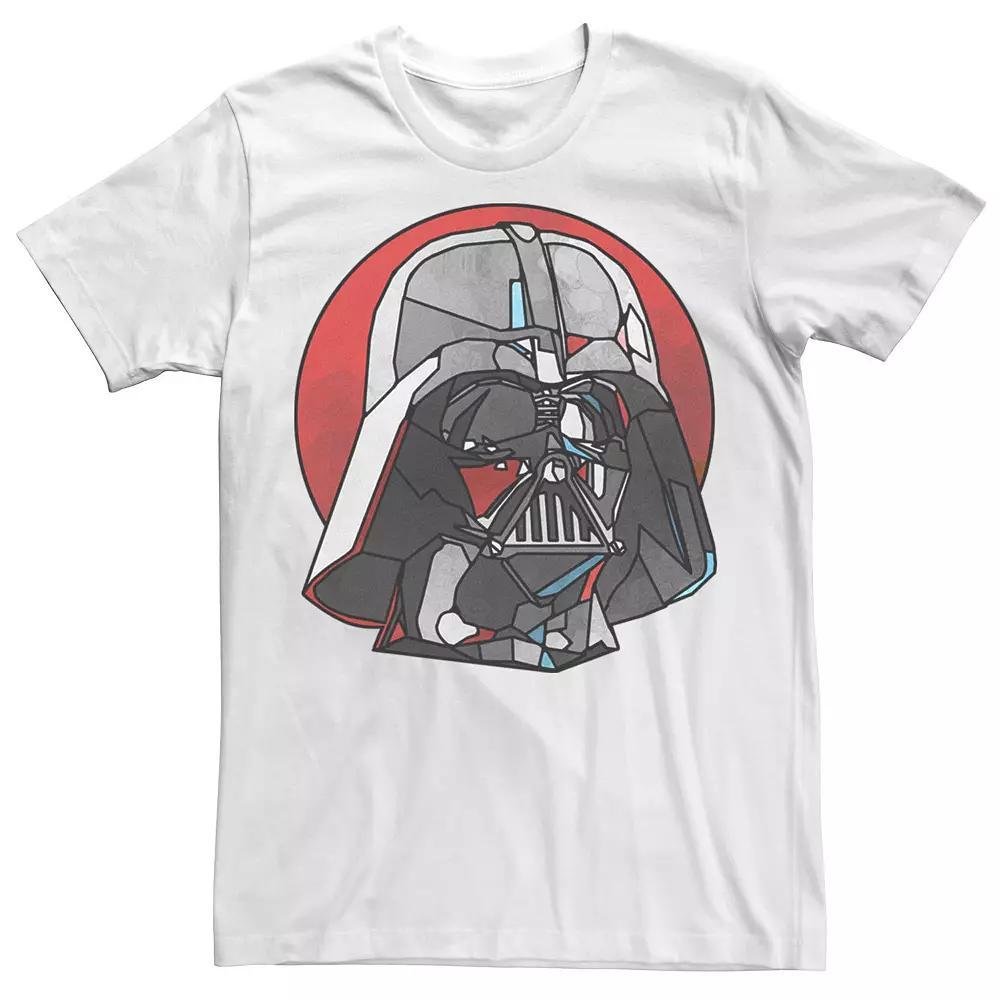 Men's Star Wars Stained Glass Darth Vader Tee, Size: XXL, White Product Image
