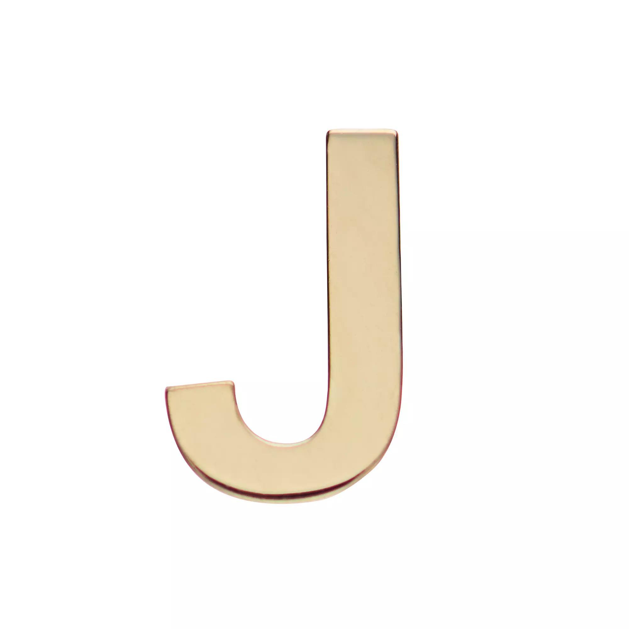 Au Naturale 14k Gold Initial Single Stud Earring, Women's Product Image