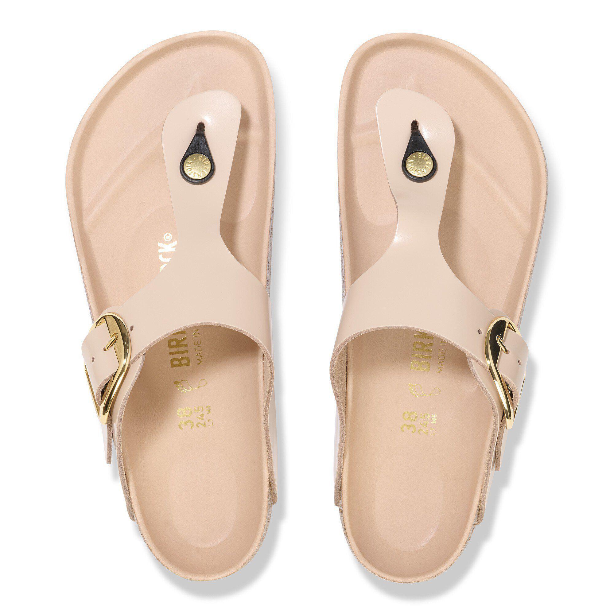 Gizeh Big Buckle Natural Leather Patent Product Image