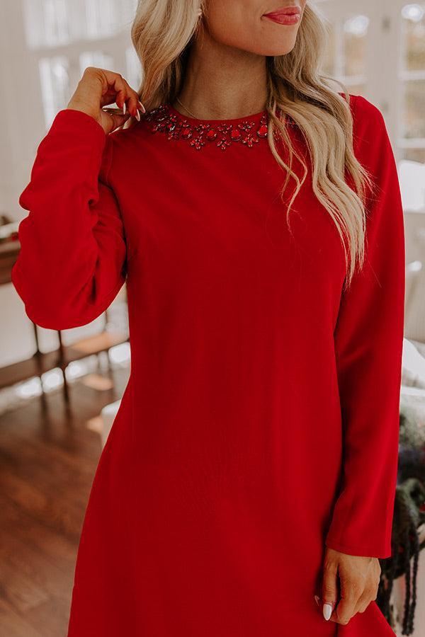 Holiday Party Embellished Mini Dress Product Image
