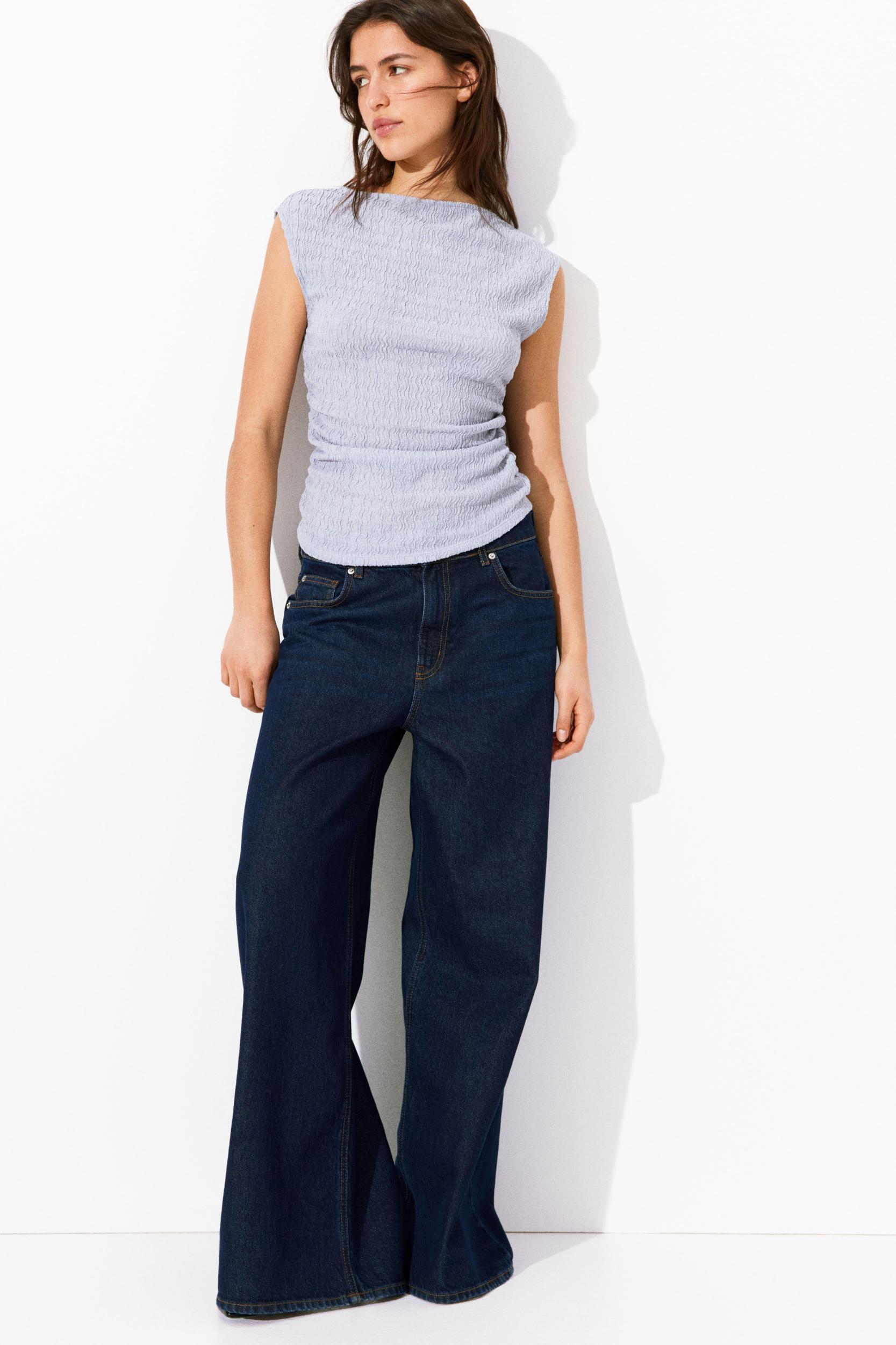 Textured jersey top Product Image