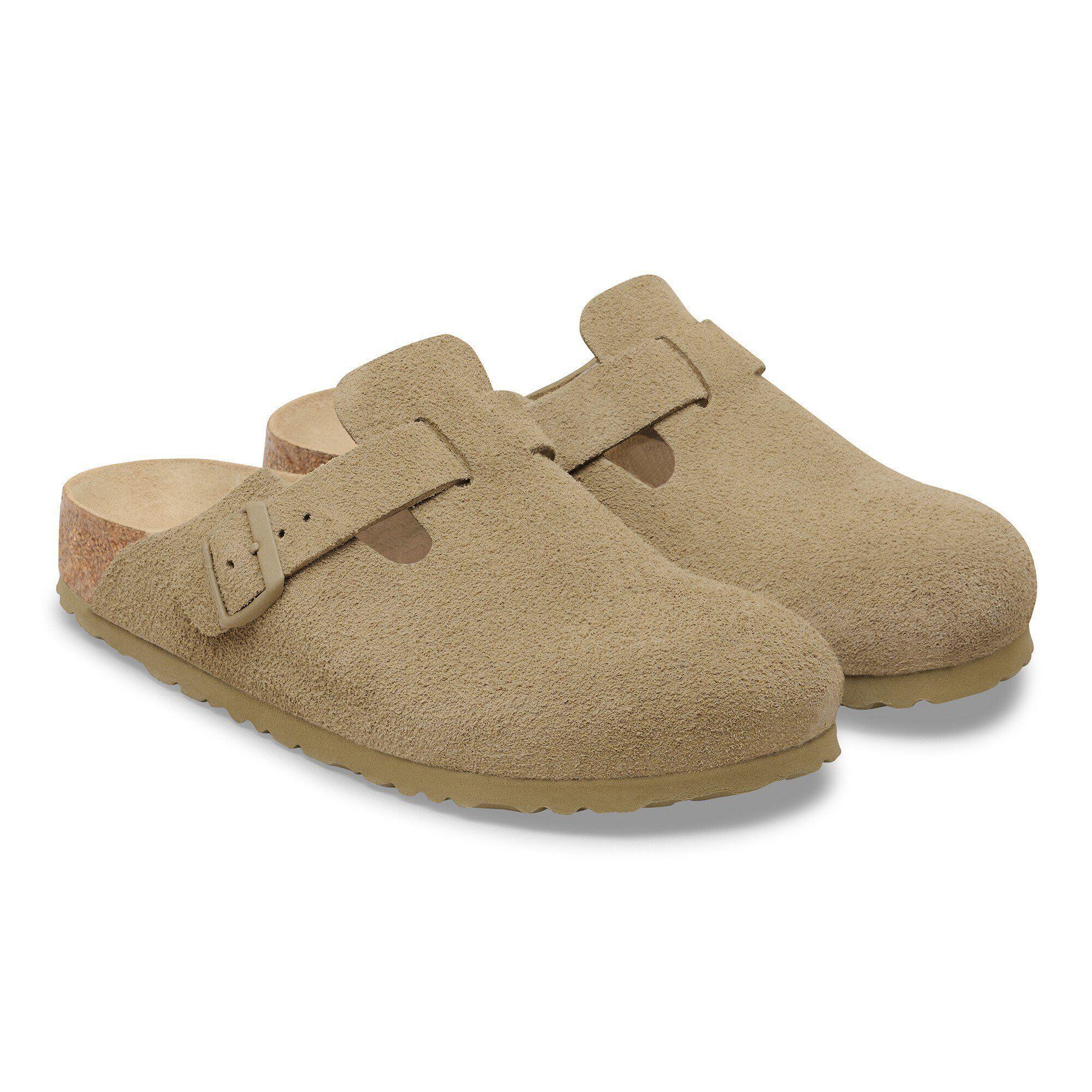 Boston Soft Footbed Suede Leather Faded Khaki Product Image
