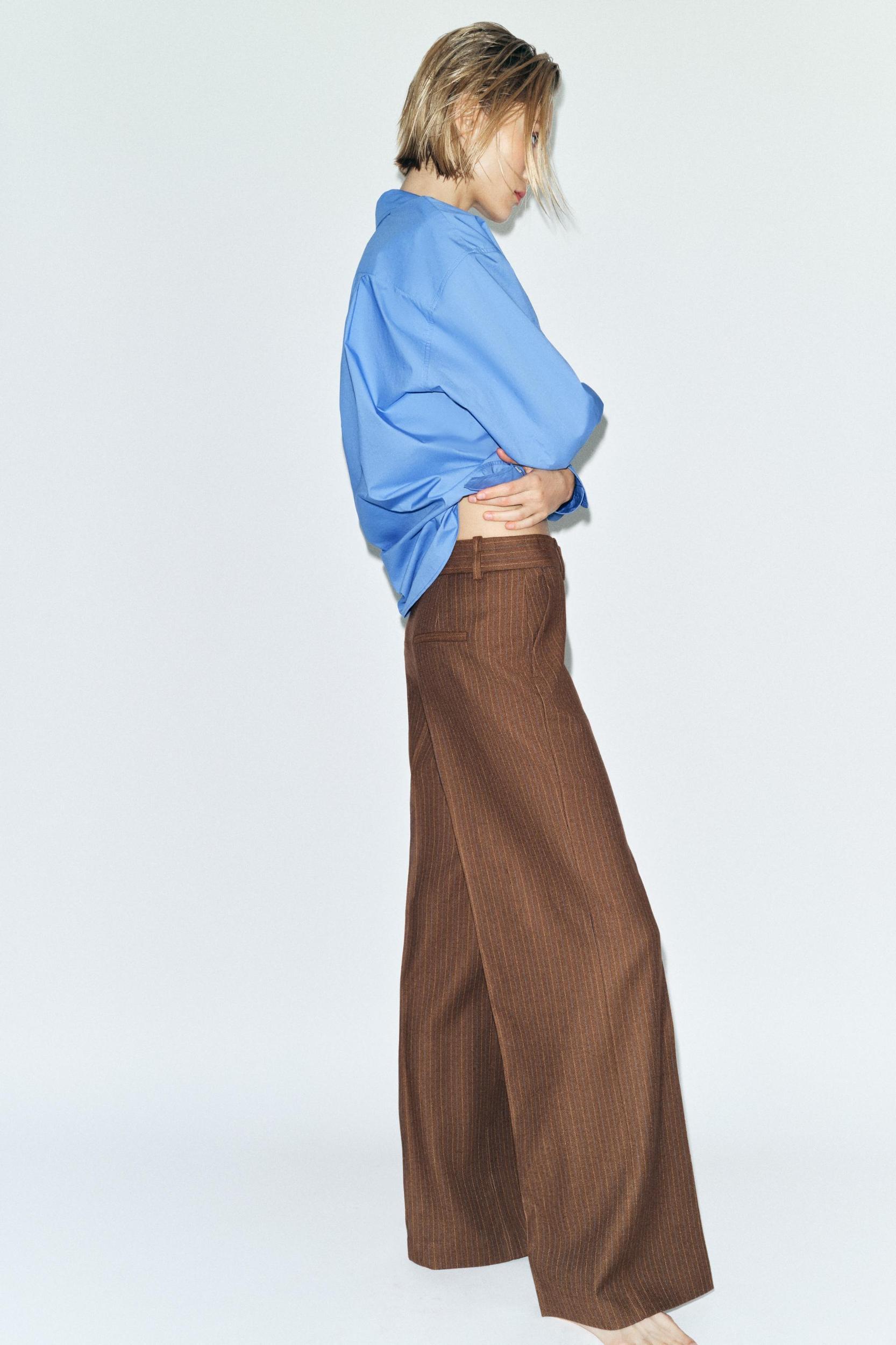 ZW COLLECTION MANTECO WOOL WIDE-LEG PANTS Product Image
