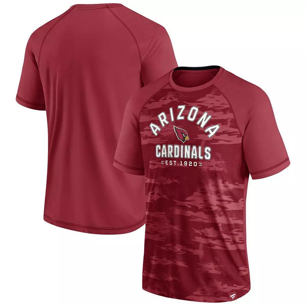 Mens Fanatics Branded Cardinal Arizona Cardinals Hail Mary Raglan T-Shirt Product Image