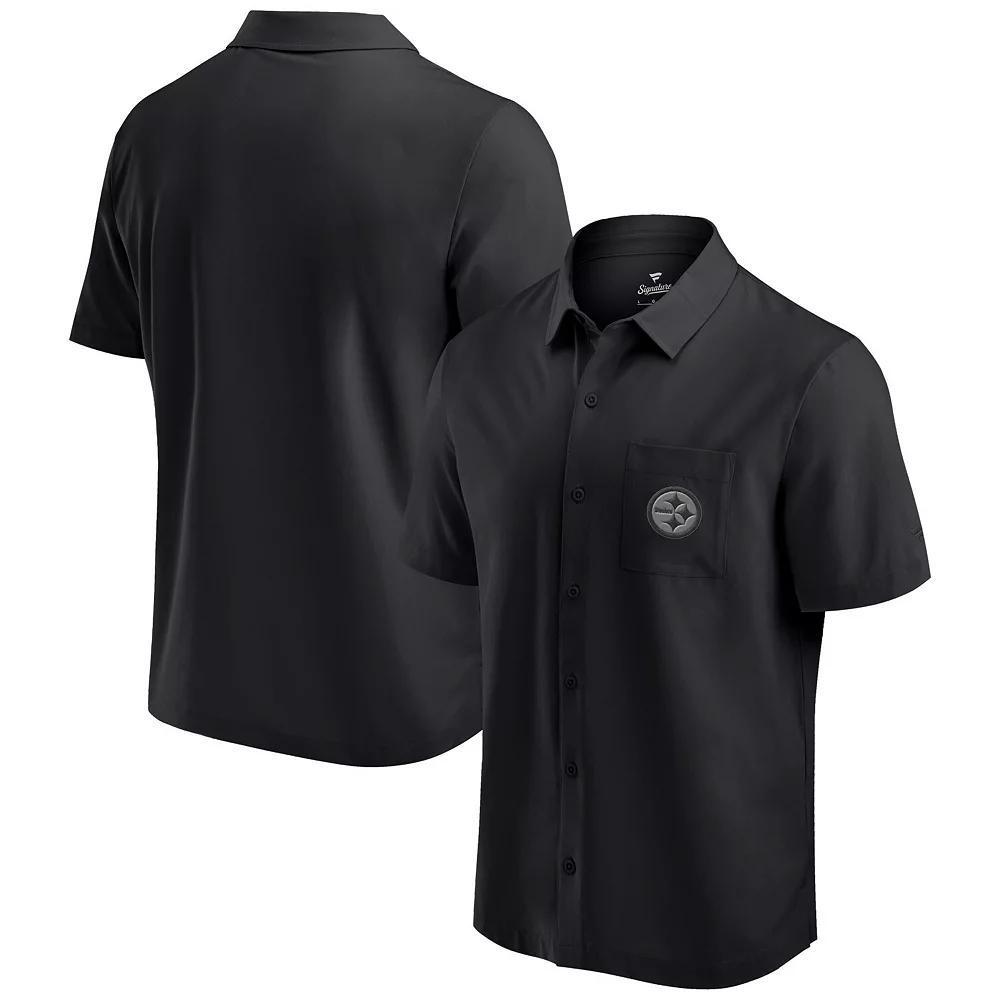 Mens Fanatics New England Patriots Front Office Button-Up Shirt Blue Product Image