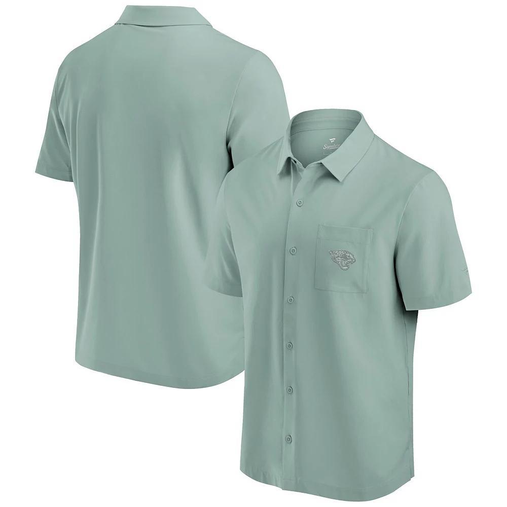 Men's Fanatics Signature Mint Jacksonville Jaguars Front Office Button-Up Shirt, Size: 4XL, Team Product Image