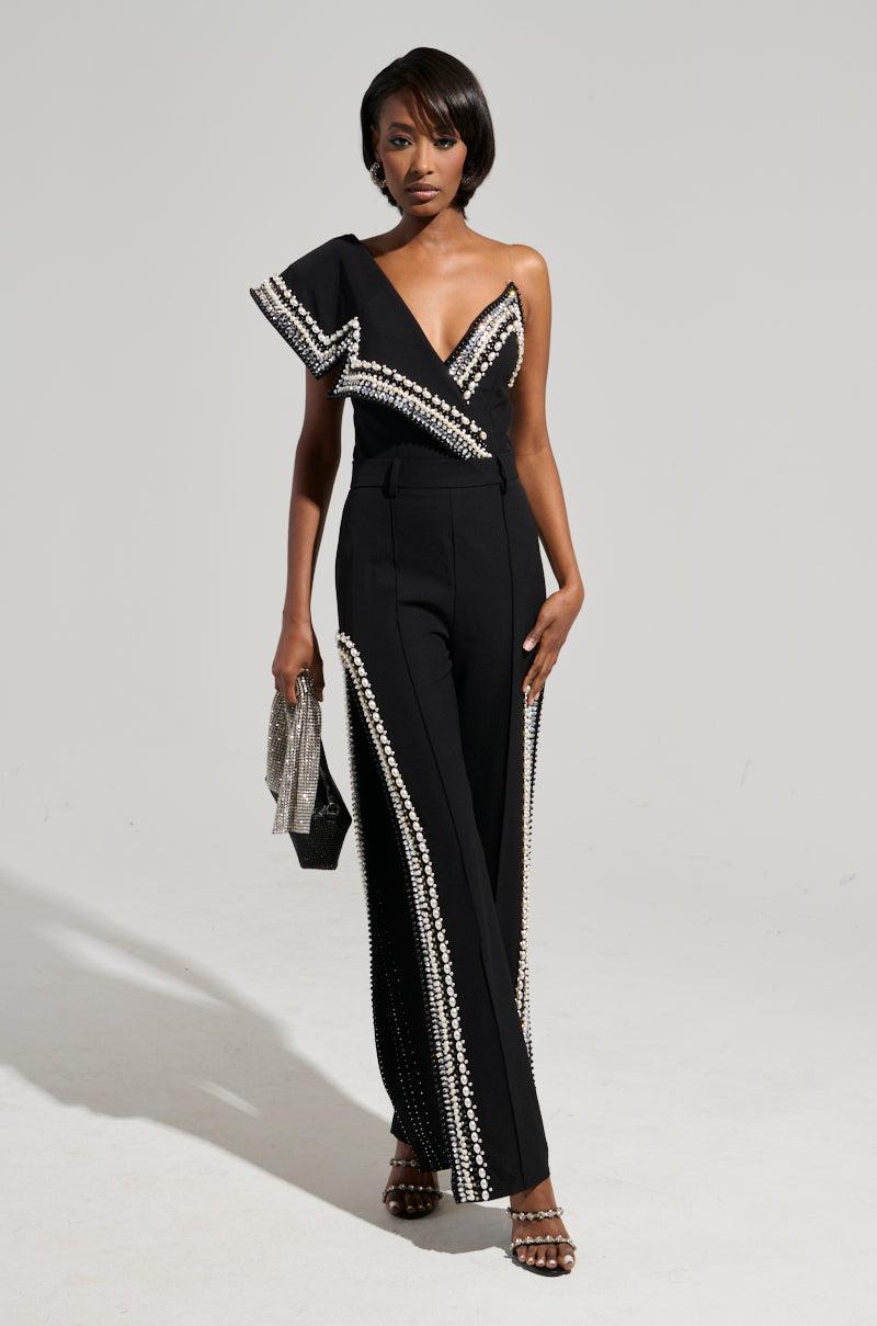 LUXURIOUS PANTS WITH SIDE SLITS Product Image