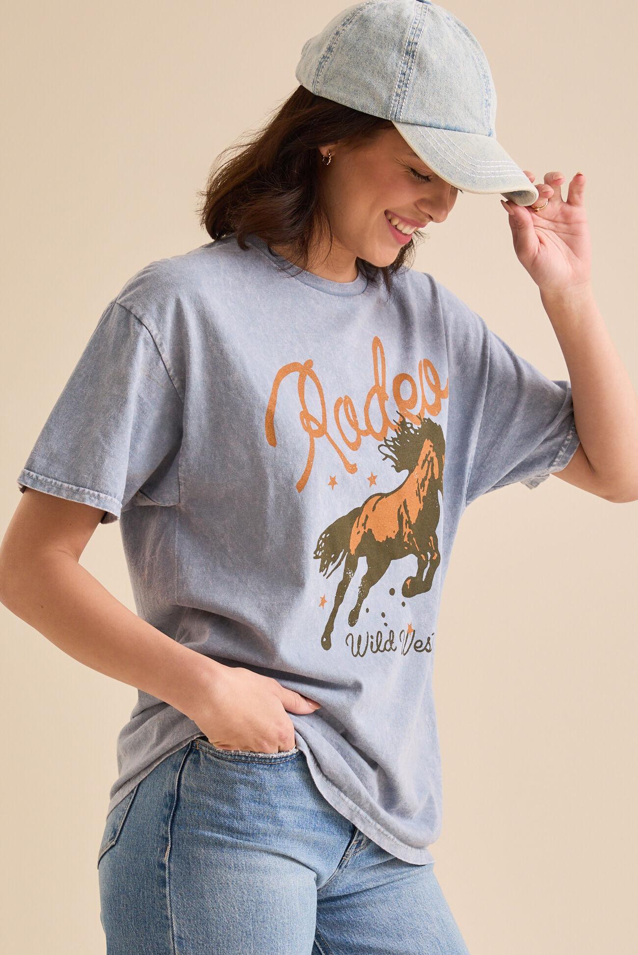 Rodeo Oversized Graphic Tee Product Image