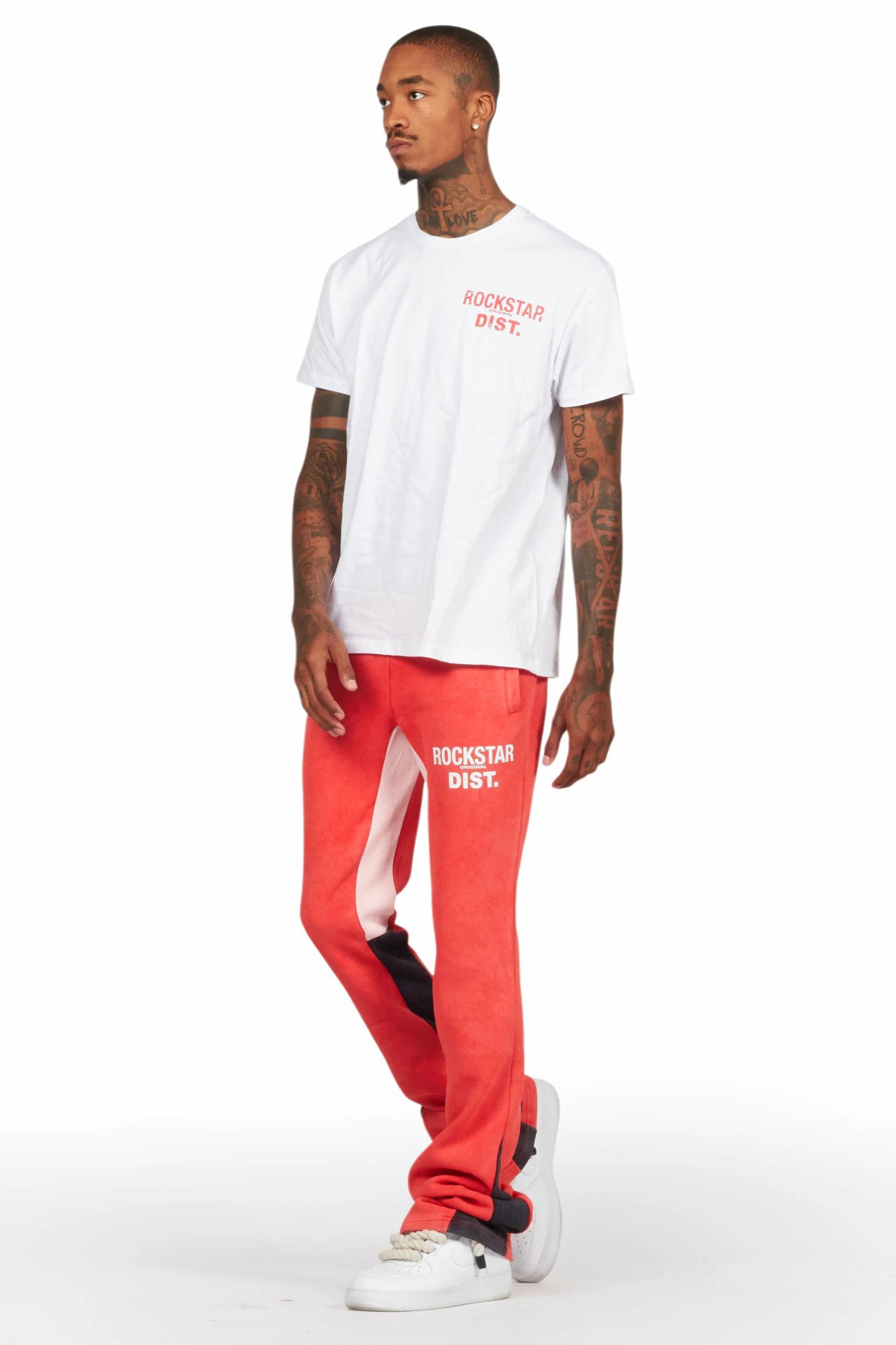 Alpine Vintage Red Baggy Pant Male Product Image
