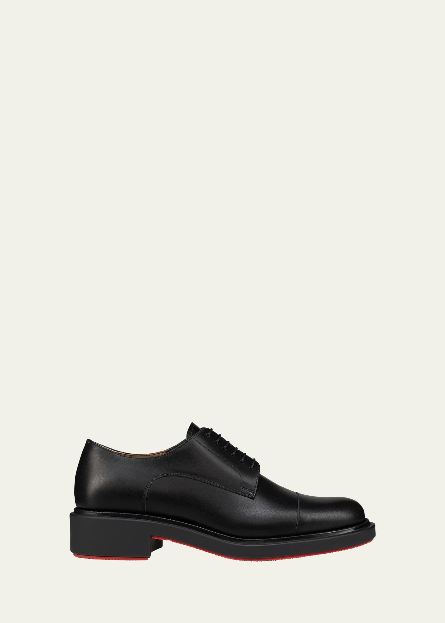 Mens Urbino Red-Sole Leather Derby Shoes Product Image