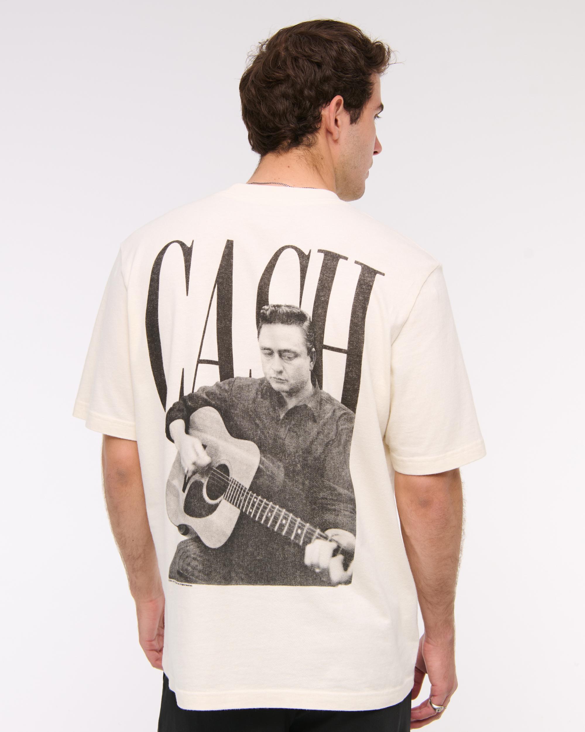 Johnny Cash Vintage-Inspired Graphic Tee Product Image