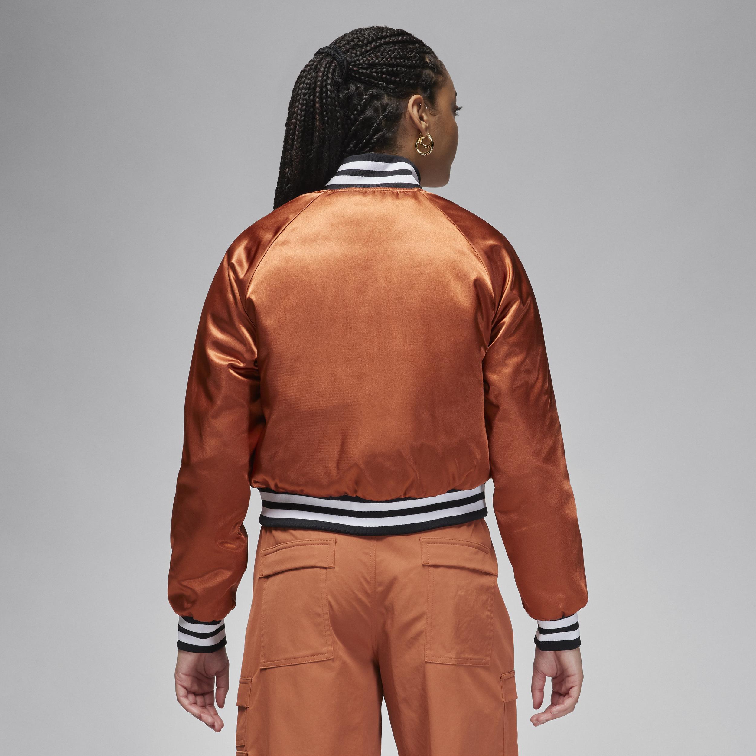 Jordan Womens Jordan Varsity Jacket - Womens Dusty Peach Product Image