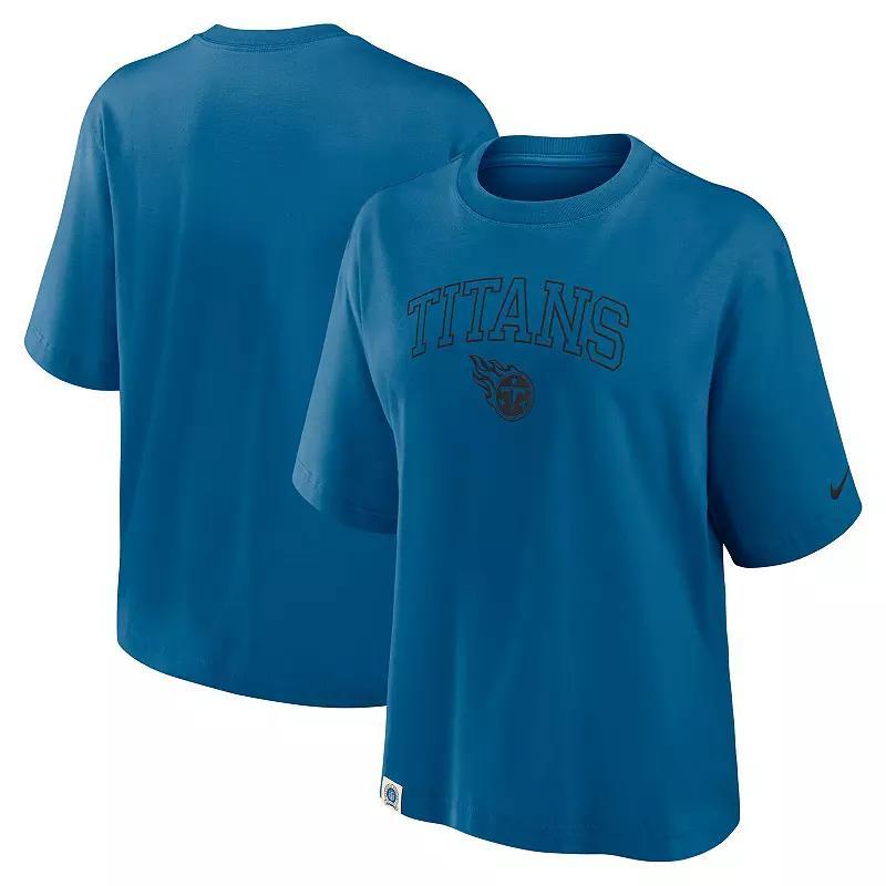 Women's Nike Green New York Jets Boxy T-Shirt, Size: Large Product Image