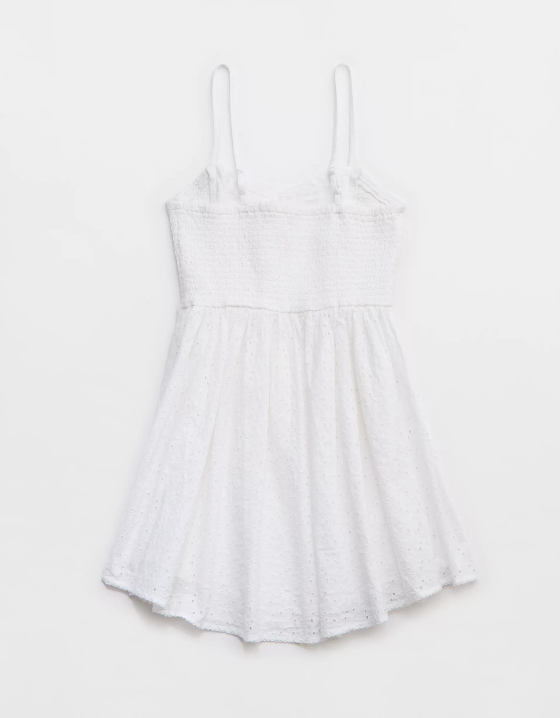Aerie Eyelet Mini Dress Product Image