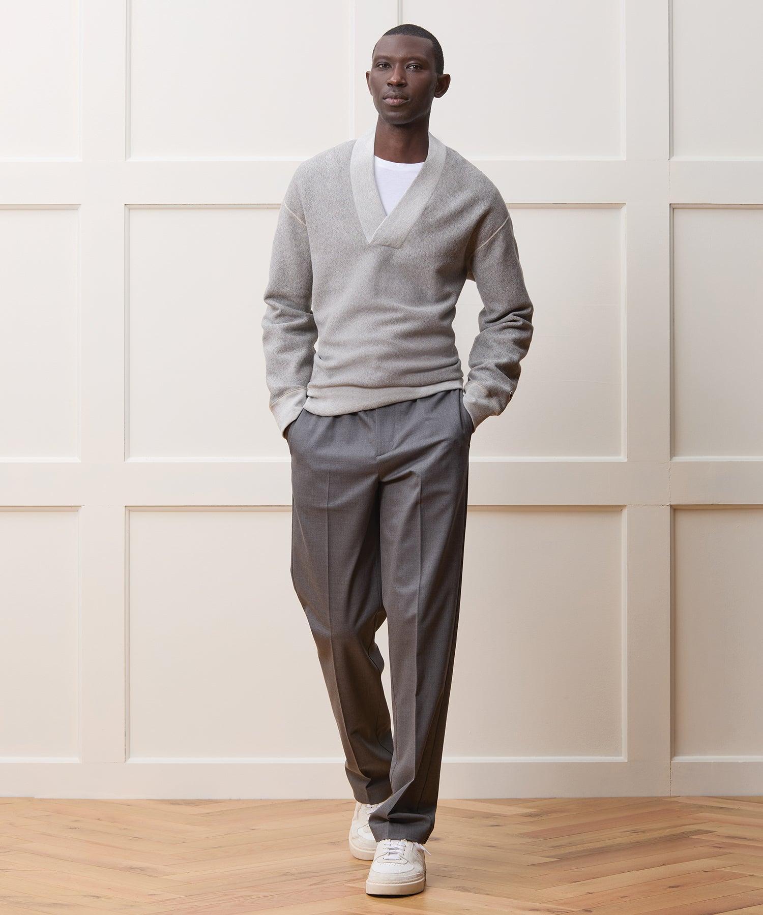 Italian Wool Cotton Modern Trouser Product Image