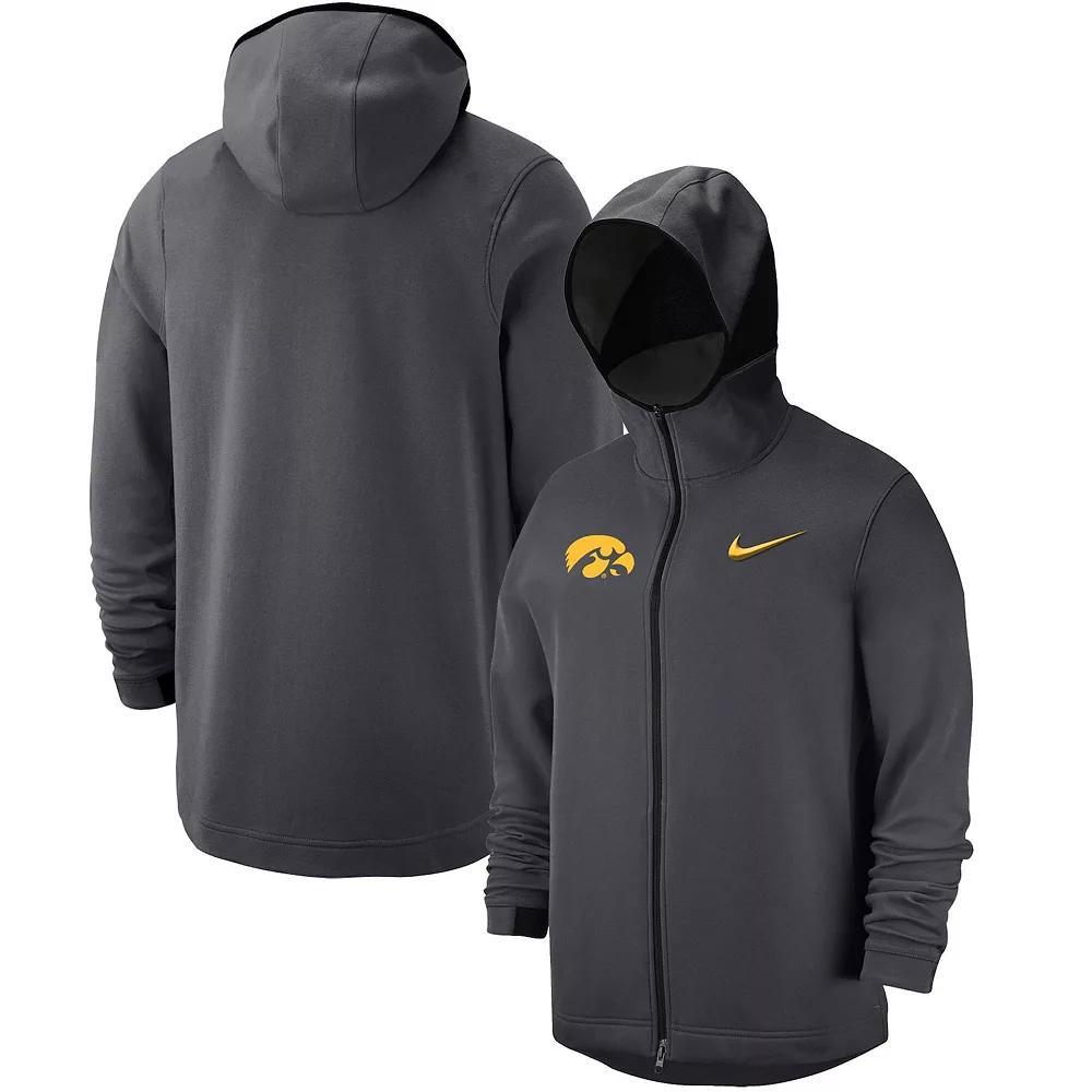 Men's Nike Anthracite Clemson Tigers Tonal Showtime Full-Zip Hoodie, Size: 2XL, Grey Product Image