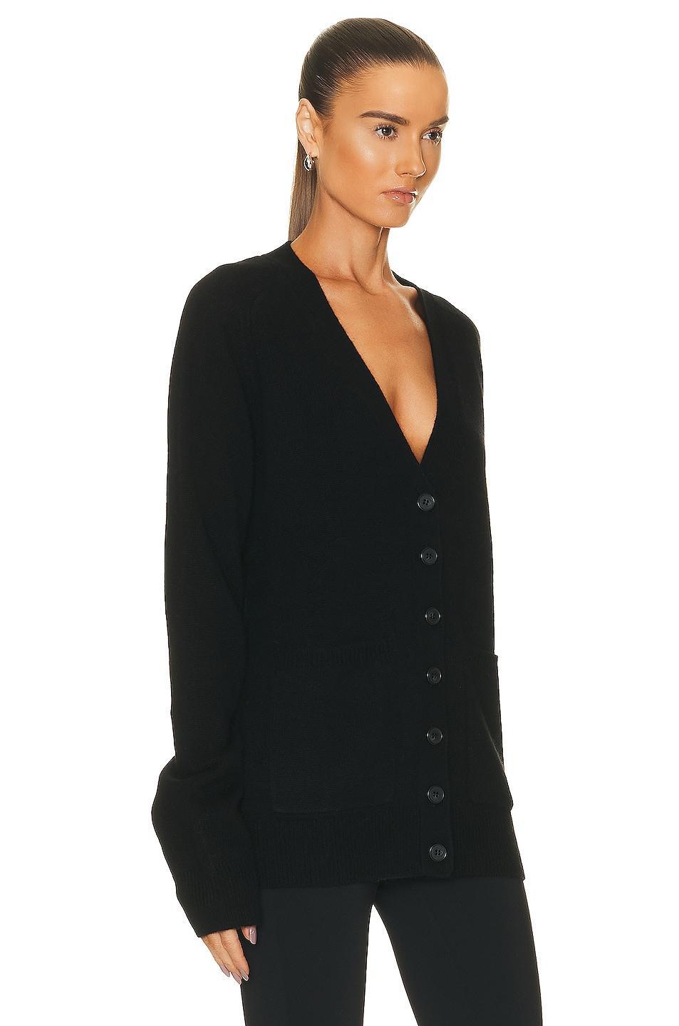 Eterne Theodore Cardigan in Chocolate Product Image