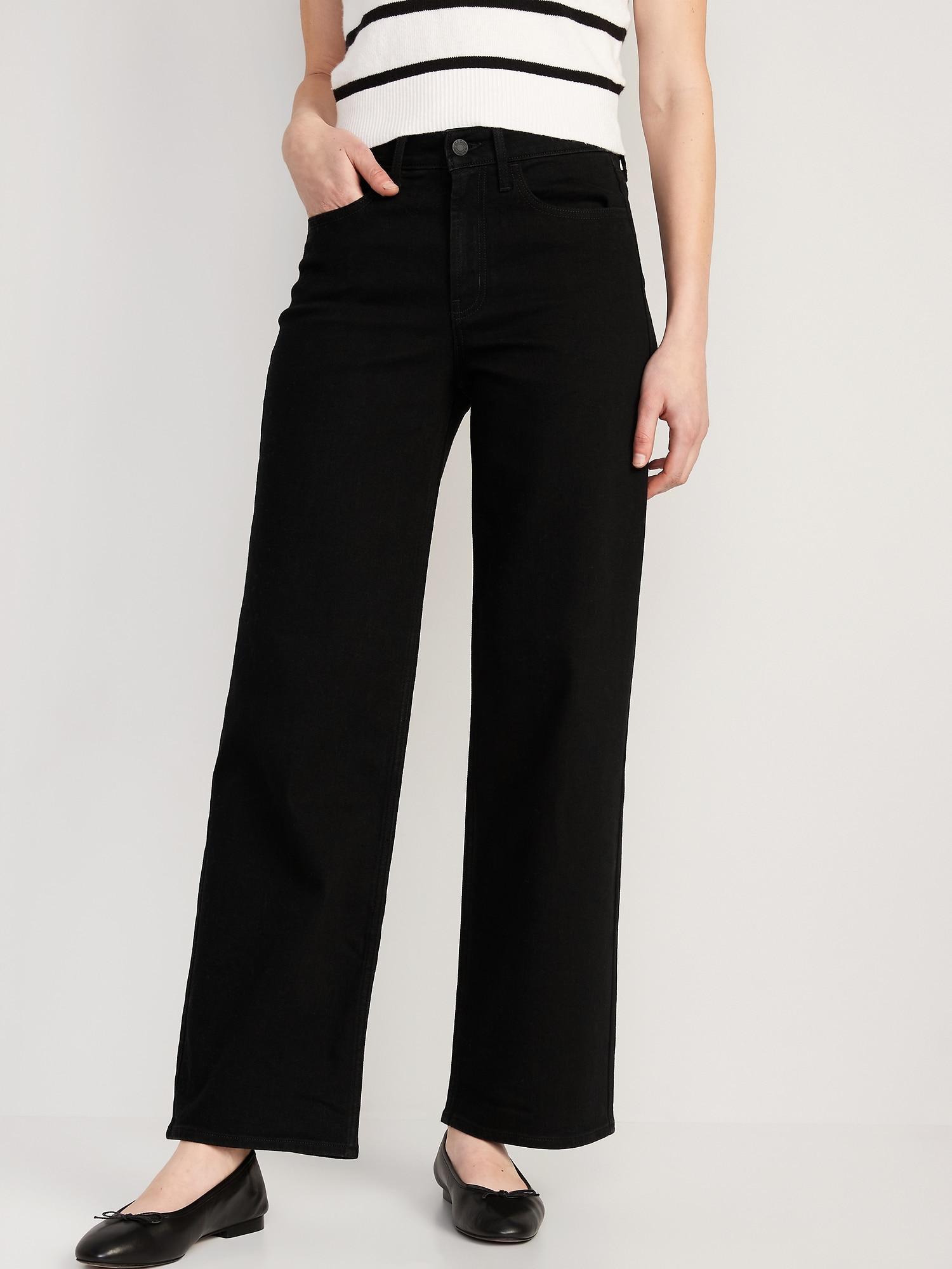 High-Waisted Wow Wide-Leg Jeans Product Image