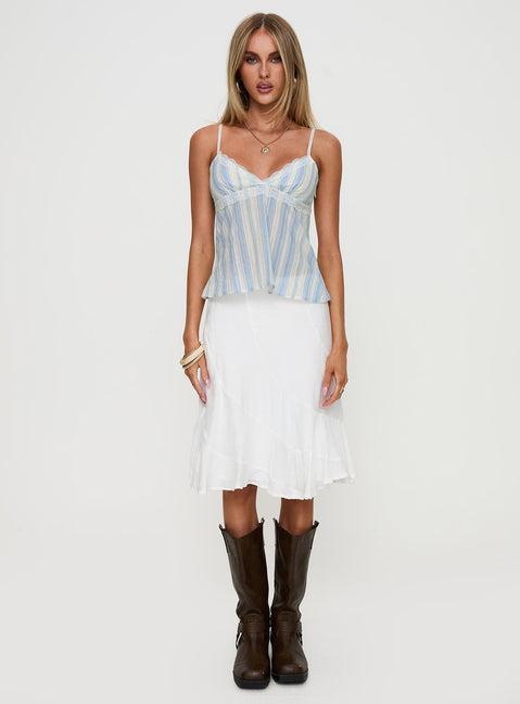 Lunya Top Blue Stripe Product Image