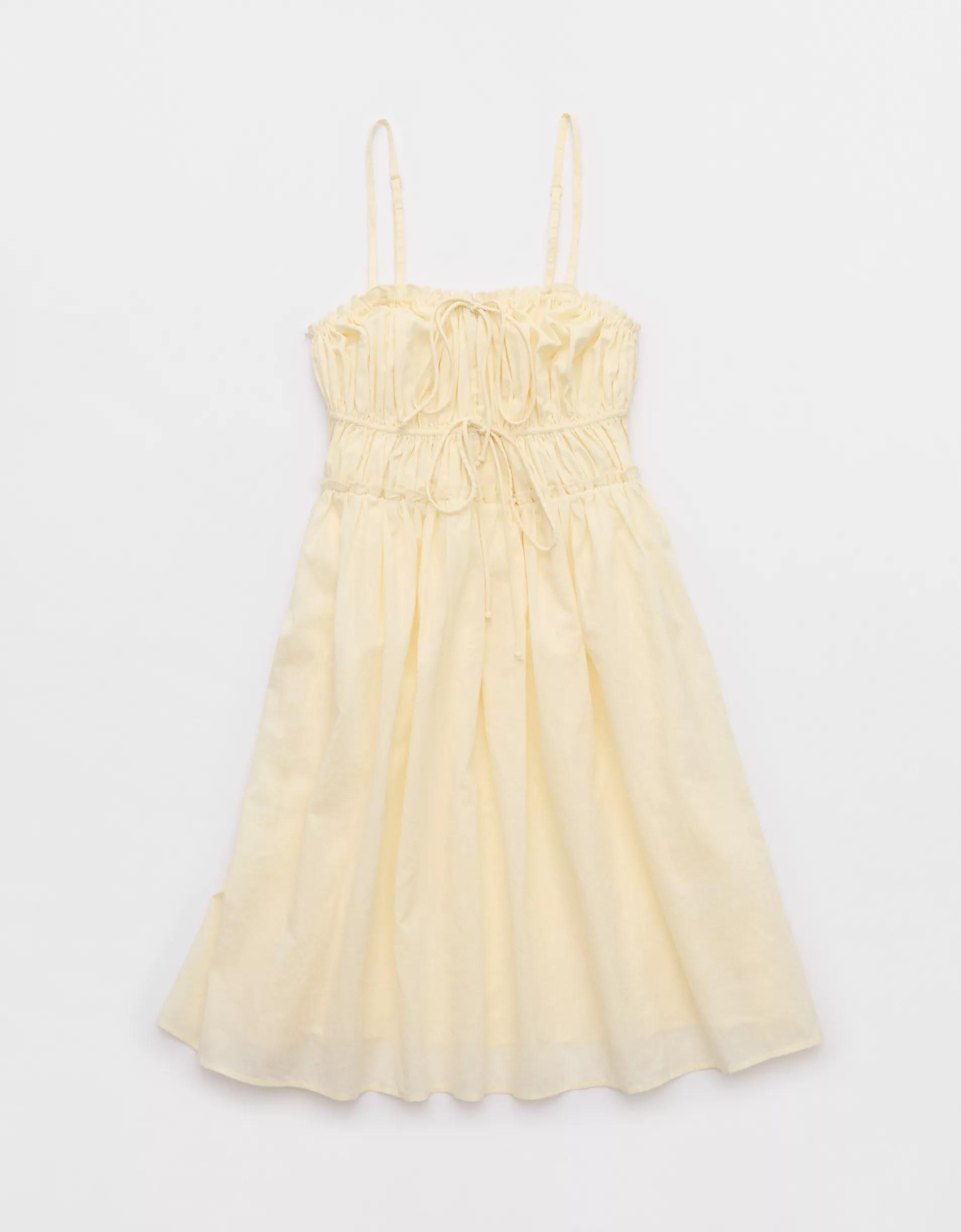 Aerie Tie Front Mini Dress Product Image