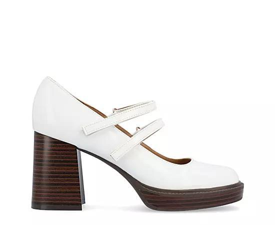 Journee Shasta Womens Tru Comfort Foam Pumps Ivory Product Image