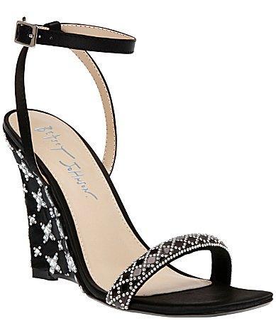 Blue by Betsey Johnson Simon Wedge Sandals Women's 1-2 inch heel Shoes Product Image