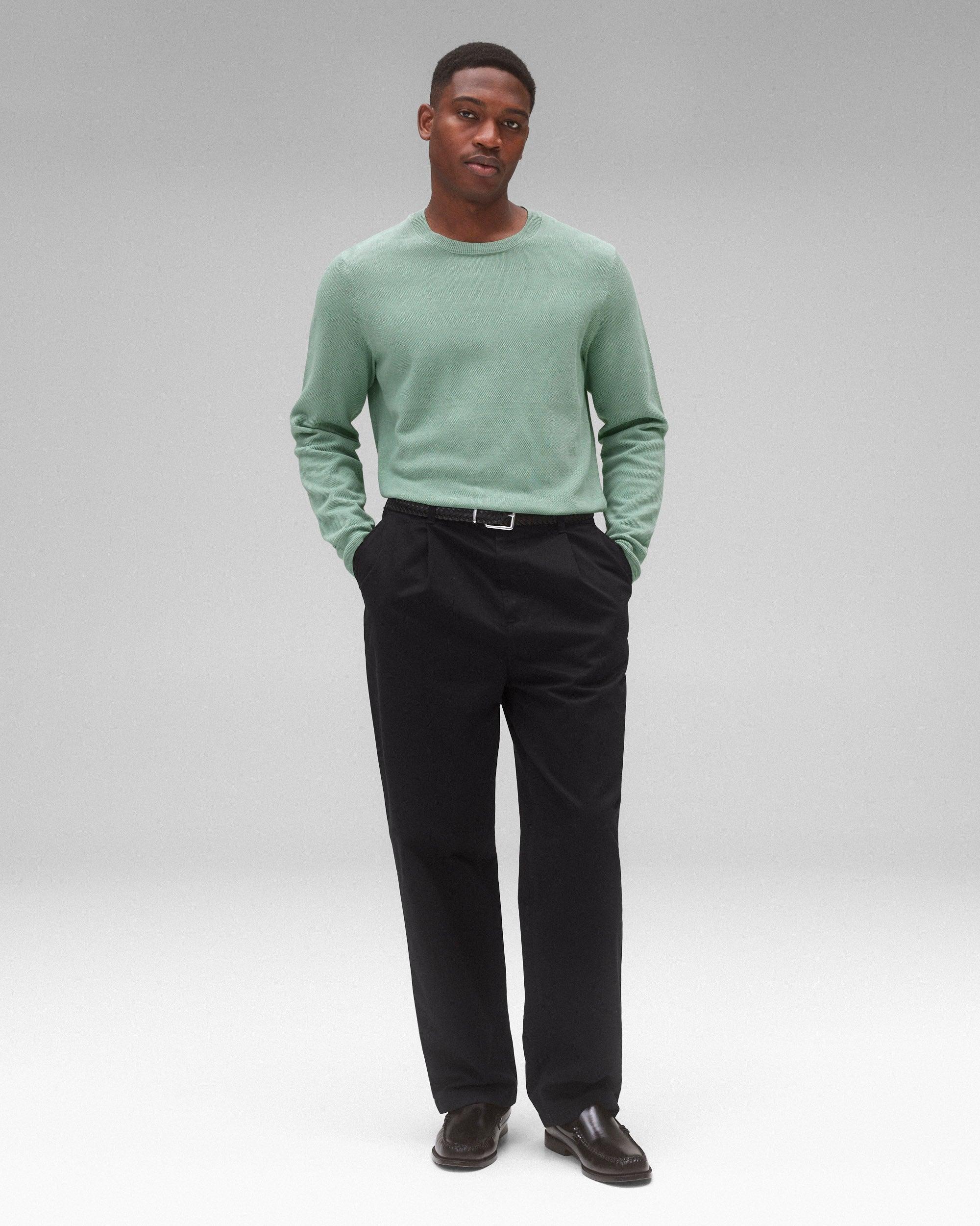 Supima Pique Ace Crewneck Male Product Image