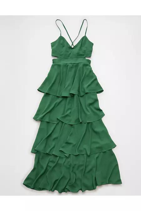 AE Cut-Out Tiered Maxi Dress Women's Product Image