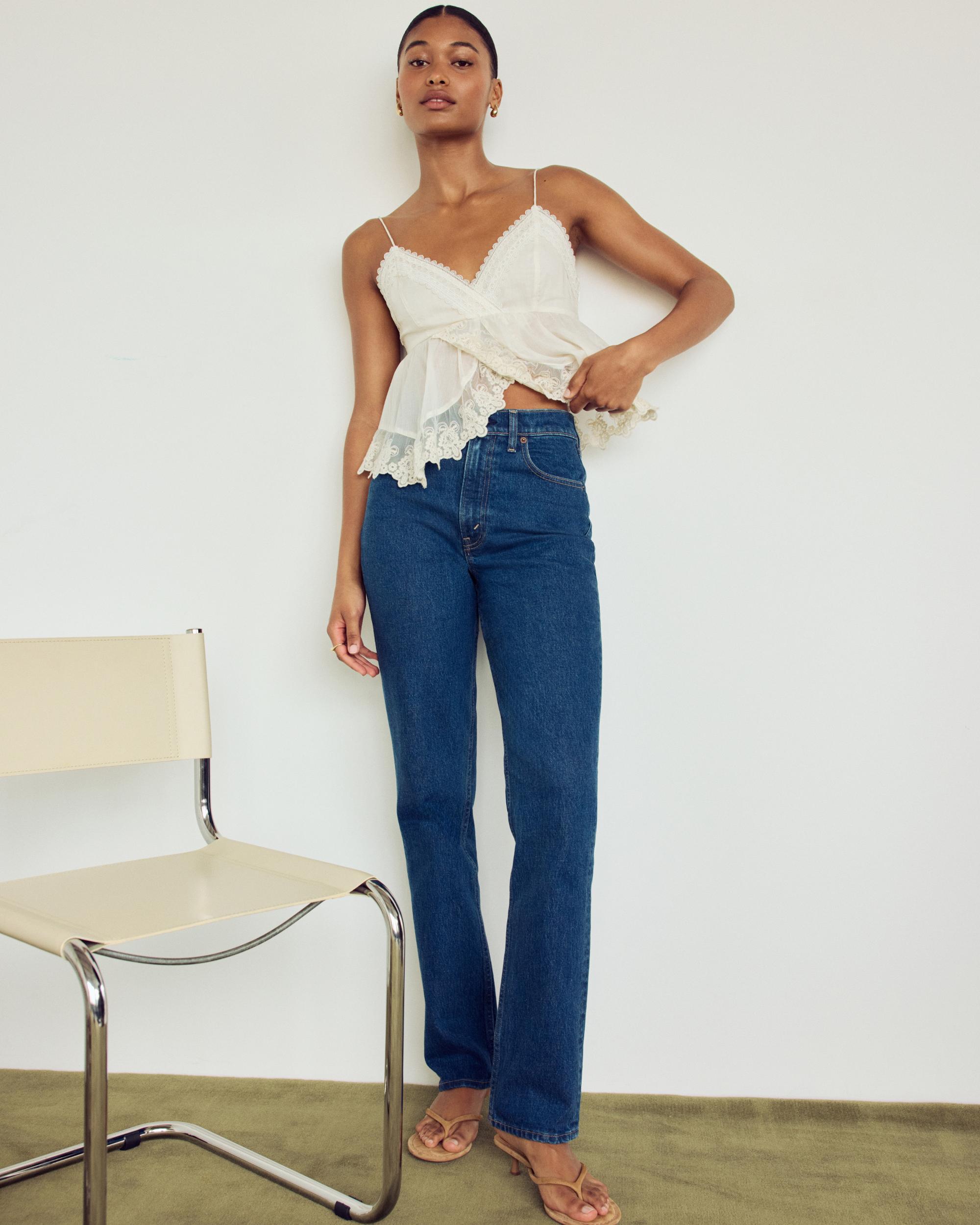 Curve Love Ultra High Rise 90s Straight Jean Product Image