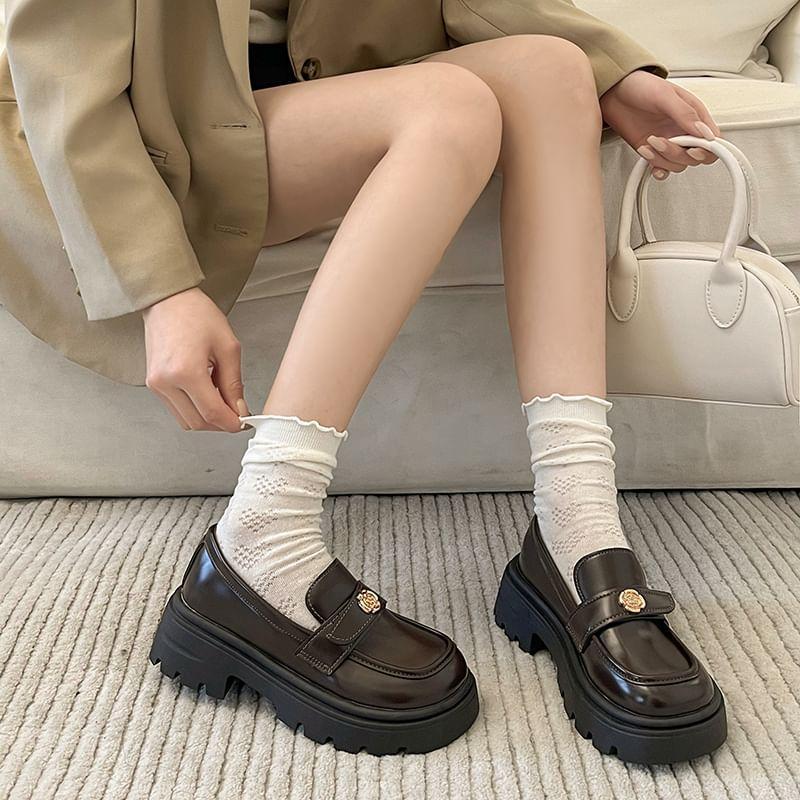 Platform Penny Loafers Product Image