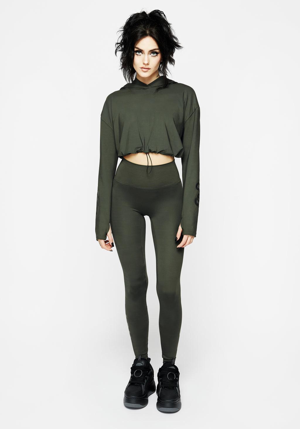 Venin Snake Athleisure Crop Hoody Product Image